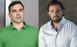 Fl�vio Bolsonaro visitou banqueiro preso e pediu dinheiro para filme