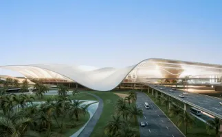 Maior aeroporto do mundo, de US$ 35 bilh�es, ter� palmeiras, parques flutuantes e 'sem filas'