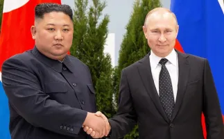 R�ssia e Coreia do Norte inauguram ponte rodovi�ria que fortalece alian�a militar