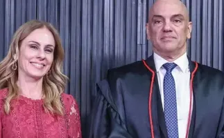 Esposa de Alexandre de Moraes justifica voos em jatinho ligado a ex-bankster