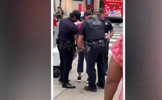 Professora de 78 anos � presa por bloquear rob� de delivery