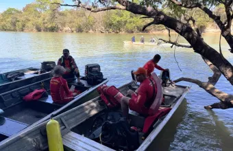 Corpo de Bombeiros localiza trs vtimas de afogamento no Rio Pindaba