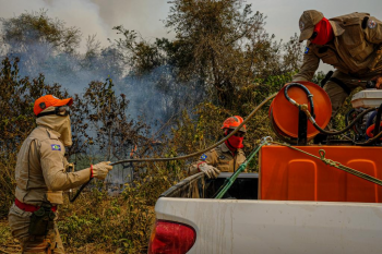 Teste com retardante para combater incêndios no Pantanal - Foto por: Mayke Toscano/Secom-MT