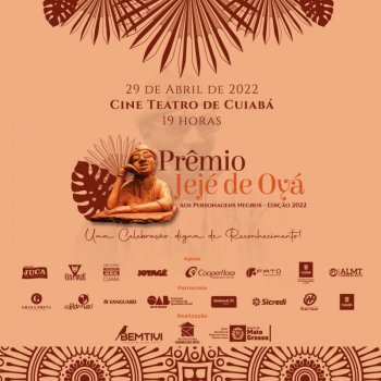 Prêmio Jejé de Oyá: Cerimônia será realizada na próxima sexta-feira (29)