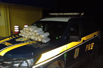 Polcia Civil e PRF apreendem 20 tabletes de maconha transportados em veculo na BR-070 em Cceres