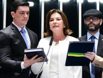 Rosana Martinelli toma posse como senadora por Mato Grosso