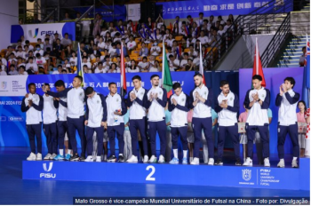 Atletas de MT conquistam ttulo de vice-campeo em Mundial de Futsal na China