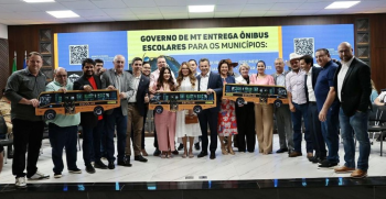 Governo de MT investe R$ 194,5 milhes para renovar frota de nibus escolares e melhorar infraestrutura de escolas