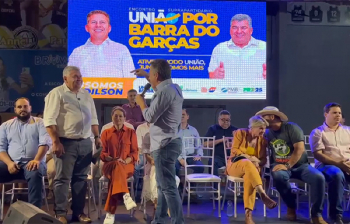 Mauro Mendes lana Adilson  reeleio em Barra do Garas