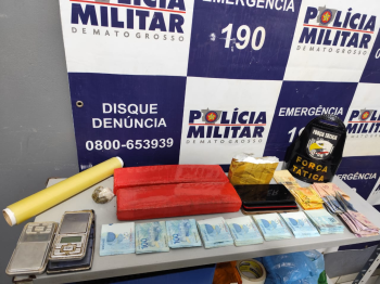 Fora Ttica prende mulher por trfico de drogas e apreende mais de R$ 8 mil em dinheiro