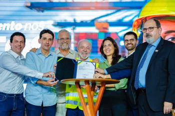 Modernizao de portos: Lula participa da assinatura de concesso histrica no Porto de Itagua
