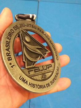 Investigador conquista 2 lugar no torneio brasileiro de Jiu Jitsu paradesportivo