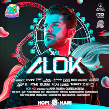 Hopi Hari recebe Alok e mais de 25 atraes, entre artistas kids, teens e DJs