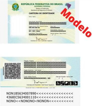 BRASIL / NOVO MODELO  Saiba o que muda na carteira de identidade
