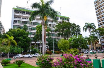 Foto Davi Valle/ O Palcio Alencastro  a sede da administrao municipal de Cuiab