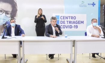 Mendes anuncia abertura de Centro de Triagem na Arena Pantanal