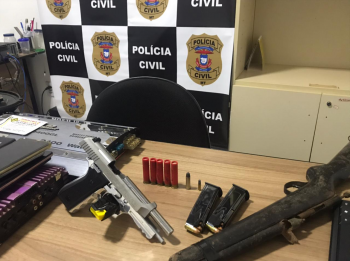 Armas e munies so apreendidas em investigao de furto a comrcio de Confresa