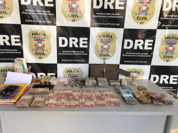 Polcia Civil prende traficante na Capital com maconha, cocana e R$ 4,2 mil em dinheiro