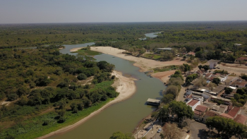 Nvel do Rio Paraguai em Cceres (MT) pode chegar a 40 cm e atingir o menor nvel desde 1965