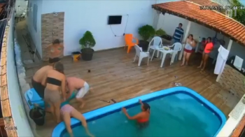 Garota de 13 anos é sugada por ralo de piscina, fica 2 minutos submersa e é salva no Piauí