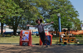 Espetáculo 'O Grande pequeno circo do Berinjela' é apresentado de graça em Cuiabá