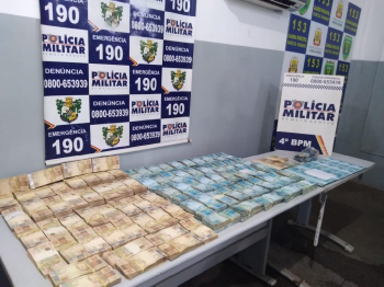 PM prende suspeitos de aplicar golpe e apreende R$ 1 milho em Vrzea Grande