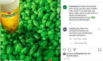 Heineken adere  campanha de dia sem carne e  cancelada pela galera do churras