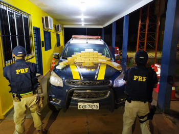 PRF em Diamantino prende homem transportando mais 30 kg de Cocana