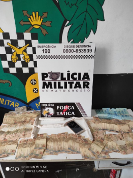 Casal  preso com artefatos explosivos e R$ 13 mil