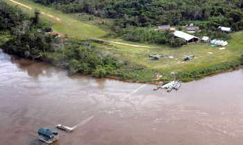 Base do Ibama  alvo de quinto atentado em Terra Indgena Yanomami