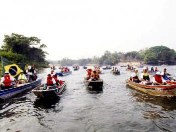Festival de pesca no Rio Paraguai em MT  realizado neste domingo aps 2 anos suspenso