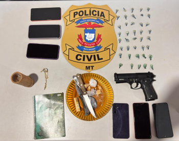 Polcia Civil prende mulher e apreende menores que atuavam com trfico de drogas