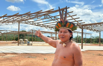 Aps 60 anos, construo de novo prdio da Escola Indgena Dom Felippo Rinaldi finalmente est em andamento