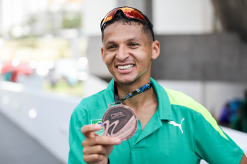 Bronze na prova dos 5000m, Wendell Jernimo  um dos quatro mato-grossenses que participam da competio - Foto por: Christiano Antonucci/Secom-MT