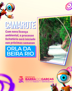 SEMA/MT emite licena de instalao e, em breve, prefeitura retomar obras da Beira Rio de Barra do Garas 🚣🏻‍♀️🌳🚴🏽‍♀️
