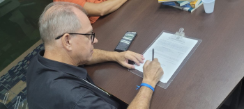 Prefeito Carlos Tomazetto cumpre agenda em Cuiab e firma parceria para apoio ao esporte.