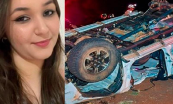 Caminhonete com famlia de MT capota no Paran e jovem de 18 anos morre