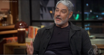 William Bonner foi convidado do Conversa com Bial de sexta-feira (25) Reproduo/Globoplay