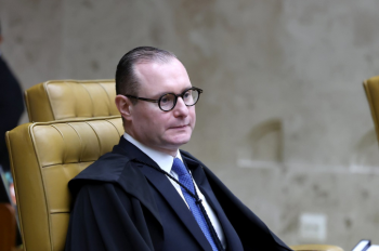 O ministro Cristiano Zanin, presidente da primeira turma do Supremo Tribunal Federal (STF)