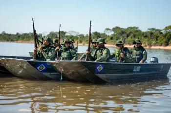 Batalh�o Ambiental treina policiais militares para policiamento nos rios de Mato Grosso