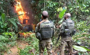 Base federal em aldeia ind�gena � alvo de ataque de garimpeiros