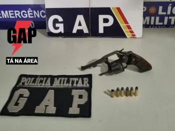 Suspeito de roubo e sequestro � preso pela PM em Rondon�polis