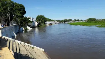 Nvel do Rio Paraguai em Cceres (MT) sobe e Marinha faz alerta