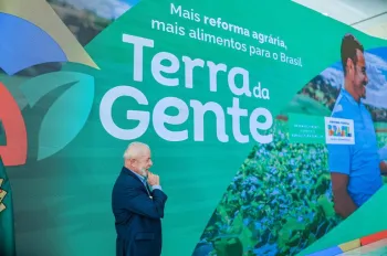 Lula: Terra da Gente mostrar� que reforma agr�ria � poss�vel 'sem muita briga'