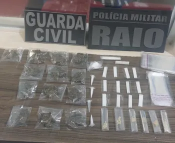 PM apreende adolescente de 13 anos com 37 pores de drogas em Lucas do Rio Verde