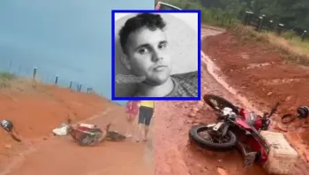 Jovem de 22 morre ao ser atingido por raio enquanto pilotava motocicleta