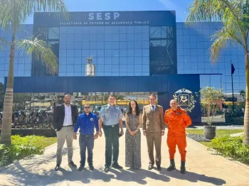 Observat�rio de Seguran�a P�blica � reconhecido como refer�ncia para comitiva de MS