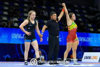 Mais uma grande conquista da mato-grossense Eduarda �Duda� Rodrigues para o wrestling brasileiro / Cr�dito: UWW