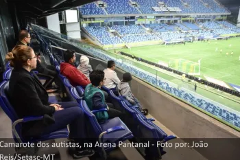 Setasc abre inscries para sorteio do Camarote dos Autistas no jogo do Cuiab contra Gois