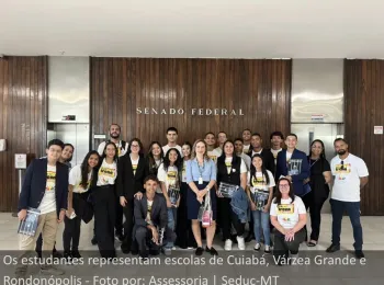 Estudantes da rede estadual visitam Senado Federal e C�mara dos Deputados nesta ter�a-feira (4)